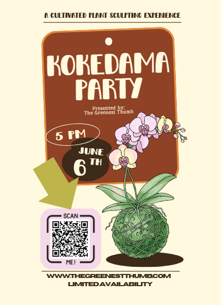A Kokedama Night of Plant Sculpting