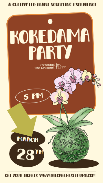 A Kokedama Night of Plant Sculpting